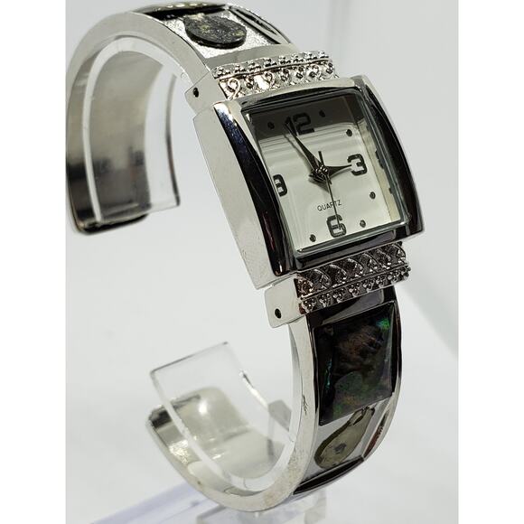 Women\'s Bangle dress watch GEN562KKL Square face/silver accents Working watch main image 5
